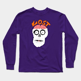 Lost Skull Design Long Sleeve T-Shirt